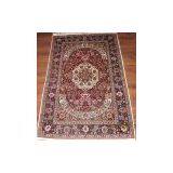 Hot Hand Knotted Persian Silk Rugs thumbnail-2