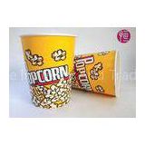 32oz Single Wall Double PE Disposable Popcorn Buckets / Flexo Print