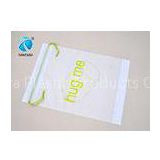 Fashion LDPE Wear rope Plastic Drawstring Bags with environmental protection