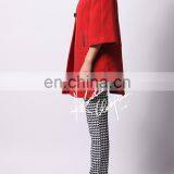 Women Ponchos Winter Woman Wool Coat With Fur Lady Wool Poncho Coat thumbnail-2