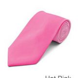 Pink Satin Mens Jacquard Neckties Mens Suit Accessories Satin