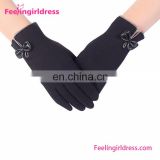 Factory Direct Sale 3 Colors Ladies Winter Gloves Touch Screen