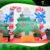 Inflatable Outdoor Christmas Decoration , Giant Inflatable Christmas Tree , Attractive Inflatable Xmas Walking Stick thumbnail-2