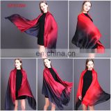 high quality silk women colorful shawl scarf