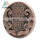 Commemorative Souvenir Custom Antique Copper Metal Challenge Coin
