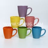 12 oz belly shape ceramic mugs in stock