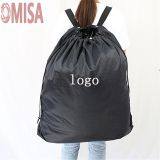 Large Capacity Laundry Backpack Bag Over the Door Hanging Laundry Hamper With Stainless-Steel Hooks 2 in 1 Laundry Bag for School Dormitory, Camping,Laundry Room, Outdoor Travel, Black thumbnail-5