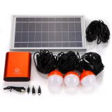 3 Bulbs Lighting Global Portable Solar Home systems for Lighting and Phone Charging