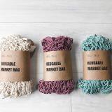 Reusable Produce Bag Zero Waste Reusable Bag Cream thumbnail-2