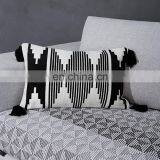 Wholesale Decorative Throw Pillow Cushion Cover Cotton Thread Woven Printed Pillow Cases thumbnail-5