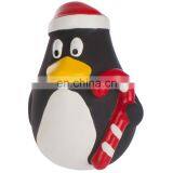 Pet Penguin Christmas Decors Squeaky Latex Ball Dog Toys thumbnail-1
