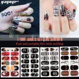 Halloween Design Beauty Nail Art Stickers Adhesive Transfer 3D Skull Pumpkin Spider Water Stickers Private Label thumbnail-2