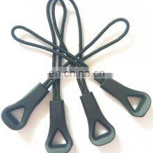 Strong colour pvc slider plastic soft rubber zipper puller for backpacks/bag