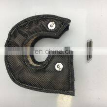 Turbo Heat Insulating Blanket t4 Titanium Turbo Heat Shield Blanket Cover LAVA CARBON FIBER TITANIUM Material thumbnail-1