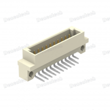 Denentech DIN41612 Male 2.54mm pitch Dual Row Right Angle DIP Connector