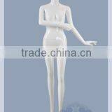 Fashion Glossy White Mannequin for Clothing Shop thumbnail-1