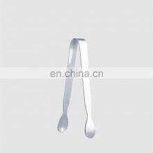 Factory Direct Stainless Steel Mini Food Ice Tongs for Coffee Serving Food
