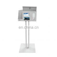 Free Standing Mask Glove Hand Sanitizer Dispenser Metal Multifunctional Display Racks thumbnail-5
