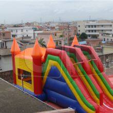 Inflatable Combo With Dry Slide Jumper Bouncer Bounce House Art Panels For Sale Outdoor Bouncy Castle thumbnail-2