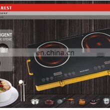 Induction Cooker 110v/220v 2000W Touch Control Black Color Easy to Operate Rice Soup Milk Hotpot Rice Keep Warm Function thumbnail-3
