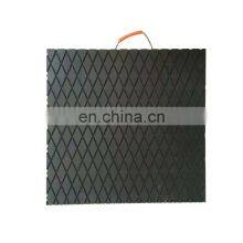 Customized Uhmw pe Crane Leg Support Plate /plastics Crane Pump Truck Gasket/crane Leg Paving Pad