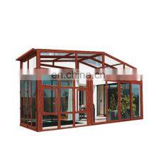 JYD Conservatory Building Glass Garden House Aluminum Sunroom For Hotel