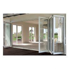 Customized Aluminum Clad Wood Bifolding Double Glazed Door thumbnail-3