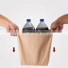 Saco De Papel Personalizado Tin Tie Paper Bag No Handle Brown Craft Paper Bag for Fruits and Vegetables thumbnail-5