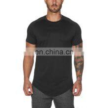 New Arrival Men's Solid Color Quick Dry Sportswear Skin-friendly Short Sleeve T-shirt Men's Gym Fitness Sports Top thumbnail-5