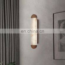 Nordic Simple Alabaster Wall Lamp Creative Corridor Bedroom Hotel Bed Decorative Led Wall Lamp thumbnail-3