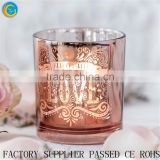 Product quality protection laser etched any colors avaliable glass votive holders Lace Scalloped Edge Votives Weddings deco                        
                                                Quality Choice