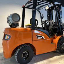 China Shanghai Safety Dual Fuel Forklift 2.0 Ton 2.5 Ton 3 Ton 3.5 Ton LPG Gasoline Forklift With Toyota Engine thumbnail-1