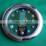 New Design Plastic Billiards Wall Clock