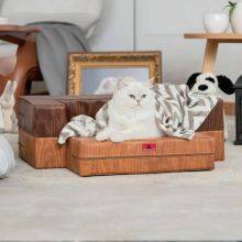 Wood-grain Style Foldable Sofa Bed thumbnail-2
