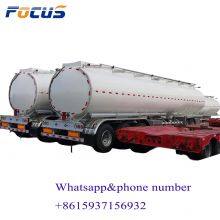 42000L Petrol Tanker Trailer,aluminum Tanker Trailer,carbon Steel Fuel Tanker,Stainless Steel Fuel Tanker Trailer,Tri-axle Tanker Trailer for Aruba thumbnail-2