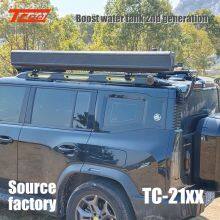 Outdoor Camping Pressurized Water Tank 18L26L36L Thickened 4mm Aluminum Alloy Water Storage Tank, Universal for Car Roof Platform thumbnail-2