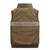2015 New Design Rip-stop Casual Unisex Men's Cotton Vest thumbnail-2