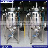 100L conical jacketed fermenter