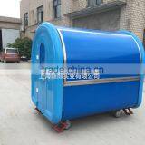 Blue Food Cart Beach Food Truck Hot Dog Hamburger Ice Cream Cart Blue Multi-function Mobile Food Trucks Room the Food Truck thumbnail-2