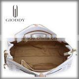European Fashion Women Hot Sale Plain Color Leather Manufacturers China Leather Tote thumbnail-4