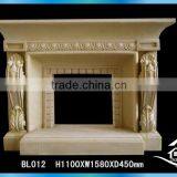 Contemporary Stone Fireplace Surrounds thumbnail-1