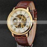 Full Automatic Mechanical Genuine Leather Imported Movement Luxury Men Watch thumbnail-2