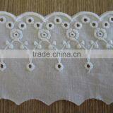 2015 Embroideried Scallop Cotton Eyelet Lace Trim thumbnail-1