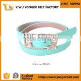New Ladies Elastic Dressy Belt With Rhinestone