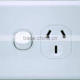SAA Approved Australian Wall Switch Australian Standard Single Power Point 15A