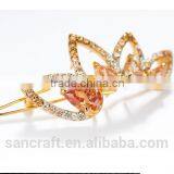 Made in France Korean Grace Crown Austrian Crystal Hair Clip thumbnail-2