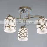 lamp holder white Chandelier light with flower for living room made in china