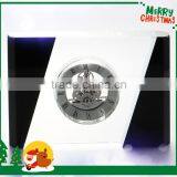 Modern Technological Design Crystal Table Clock