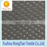 Hot sells polyester warp knitted 50D small hole plushed fabric for toy