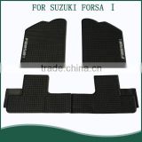 3pc Carpet Floor Mat Set For The Suzuki Forsa 1 Hatchback in black/grey/beige/brown